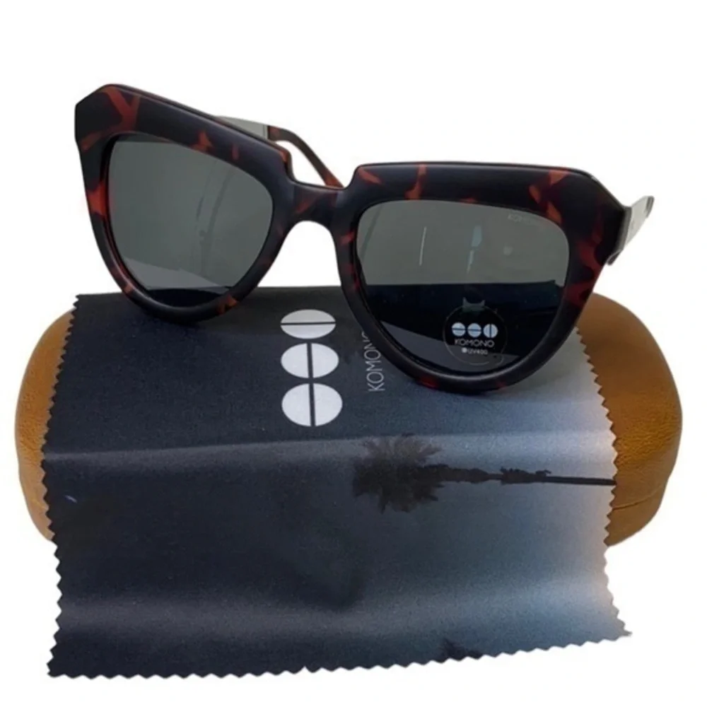 Komono Women’s Sunglasses NEW Cat Eye